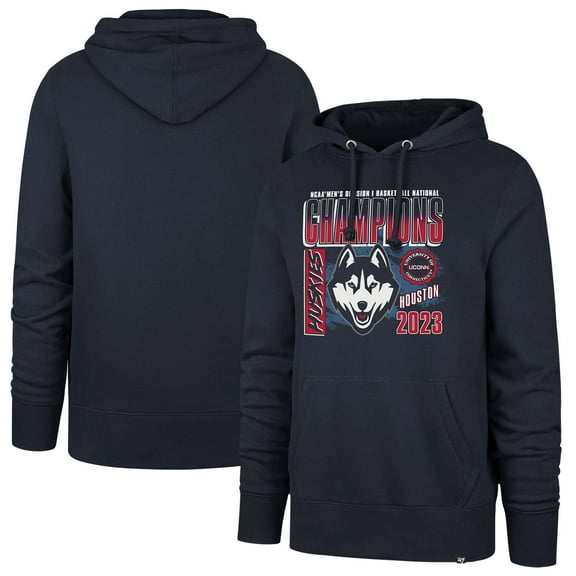 '47  Navy UConn Huskies 2023 NCAA Men-s Basketball National Champions Mascot Pullover Hoodie
