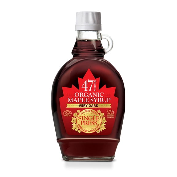 47 North Single Press Organic Canadian Maple Syrup Grade A 250g (250g, Very Dark)