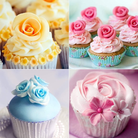 47 Pcs Russian Piping Tips Set, 12 Flower Frosting Nozzles Icing Tips for Cake Decorating Tips Kit, Baking Supplies for Cookie Cupcake, 2 Leaf Piping Tips 2 Couplers 30 Pastry Baking Bags