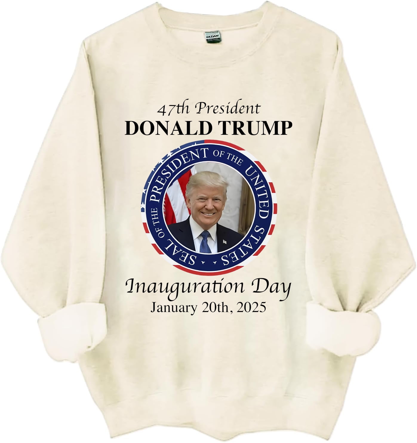 47 President Donald Trump Inauguration Day 2025 Memorabilia Sweatshirt