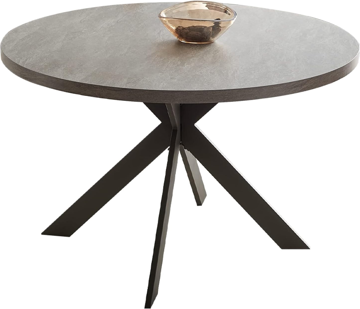47" Round Dining Table Set, Mid Century Modern Round Dining Table for 4 ...