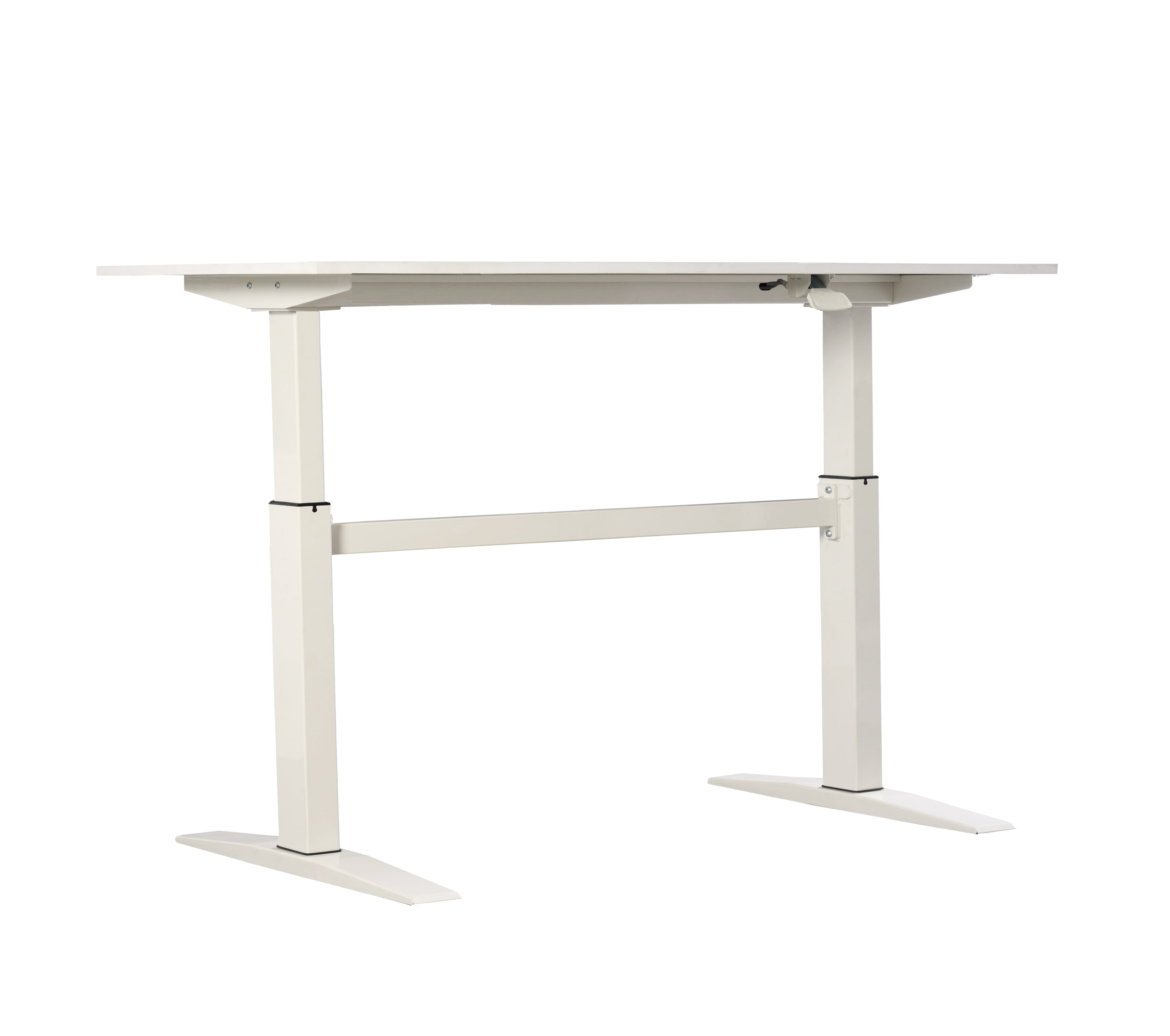 47" Tech Desk Standing and Adjustable Desk, White