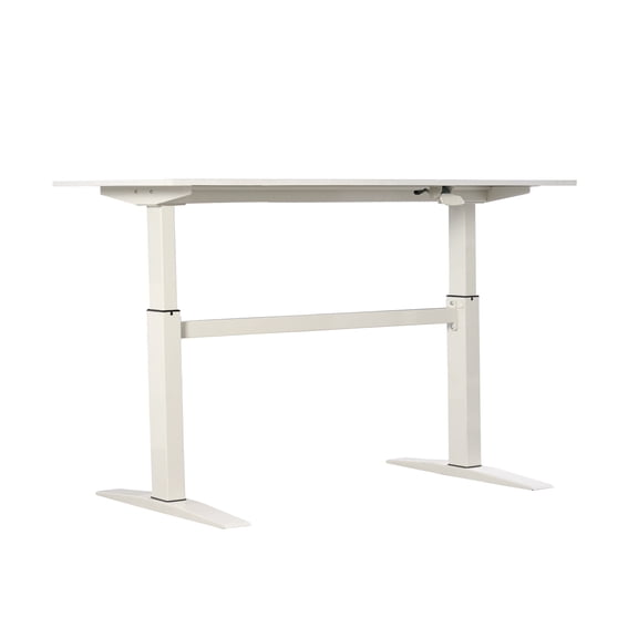 47" Tech Desk Standing and Adjustable Desk, White