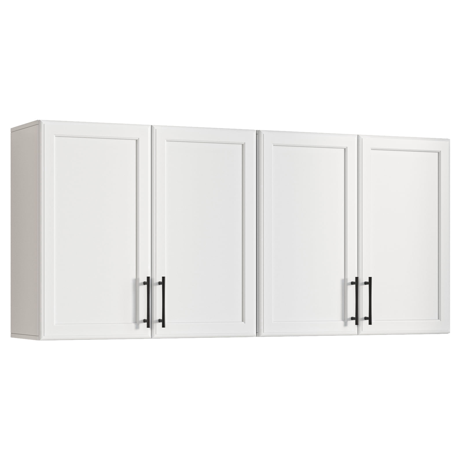 47" W Laundry Room Cabinets Wall Mounted, Upper Cabinets with Adjustable Shelf, Wall Storage Cabinet for Bathroom/Kitchen/Restroom