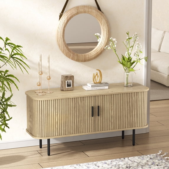 Veanerwood 47''W Natural Storage Cabinet