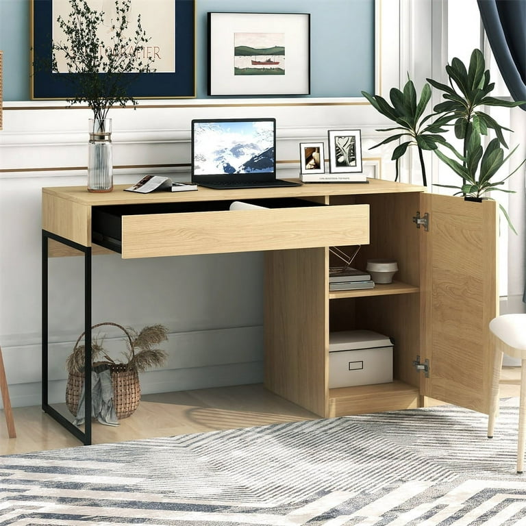 Wood Computer Desk - 47 inches – Plank+Beam