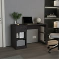 thumbnail image 1 of 47" Wide Writing Desk | One Drawer for Concealed Storage in Office | Particle Board Construction | Ensures Organized Workspace, 1 of 4