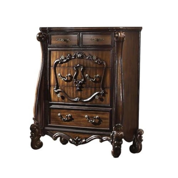 47" X 22" X 55" Cherry Oak Wood Chest