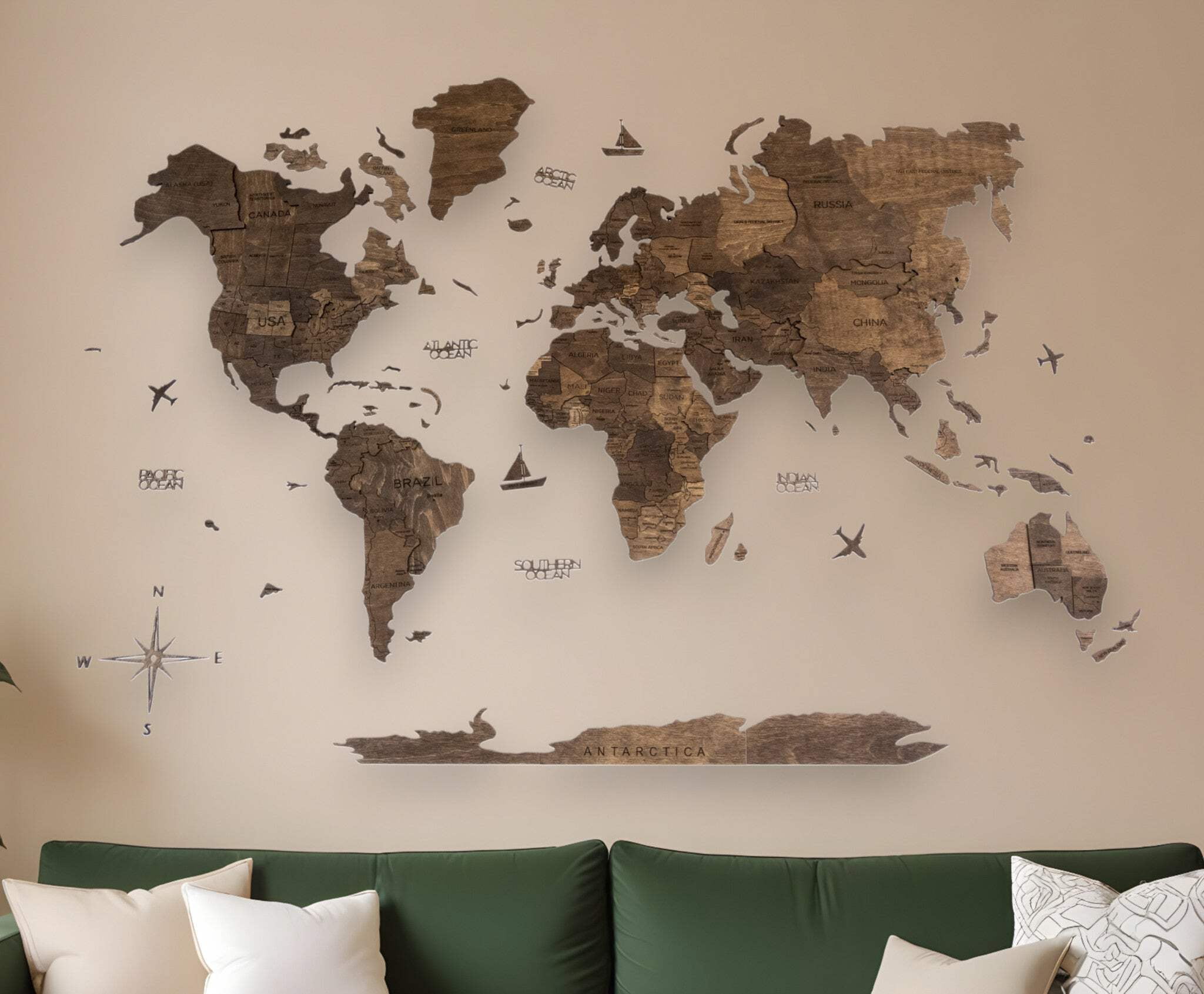 Statues World Map 47