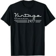 thumbnail image 1 of 47 Year Old Gifts Vintage 1977 47th Men Women 47th Birthday T-Shirt, 1 of 3