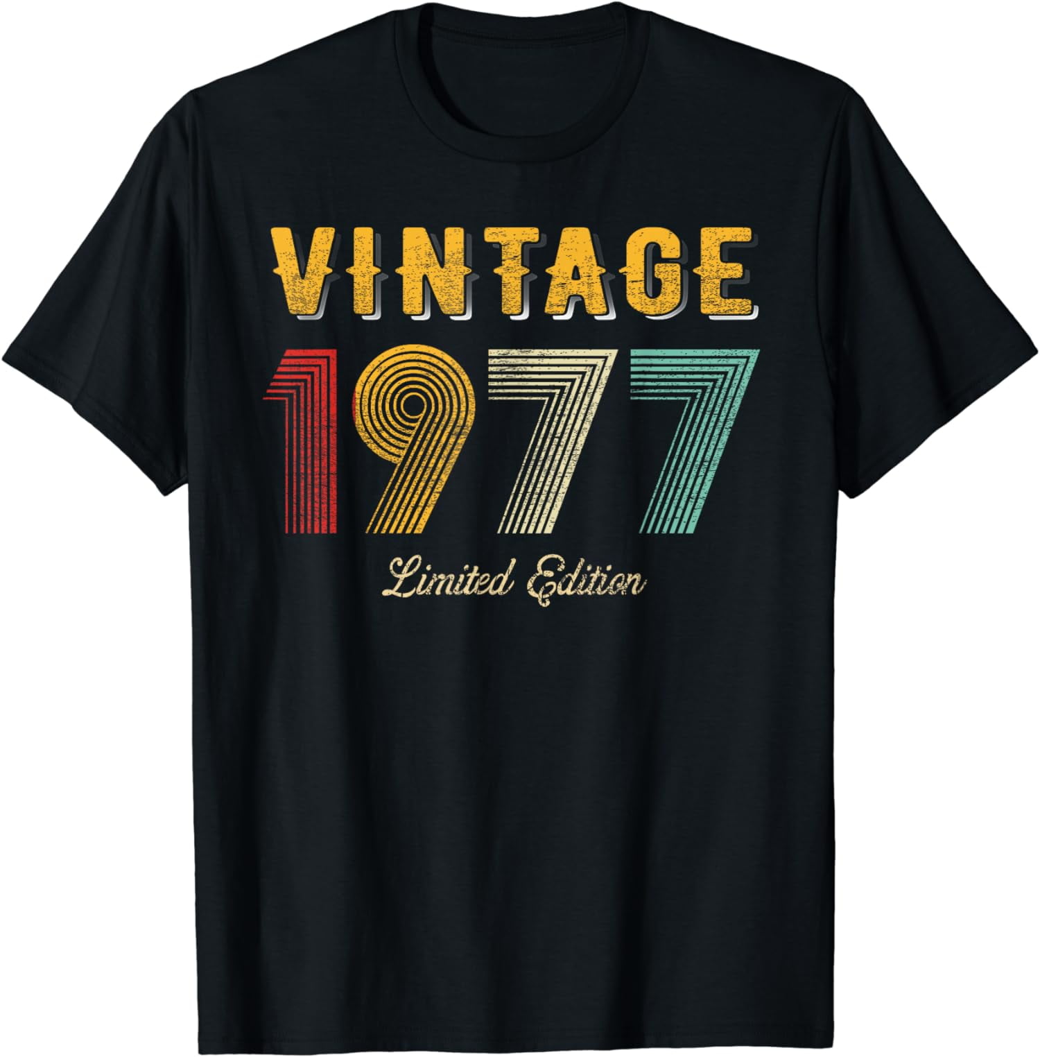 B&S Boutique Maglietta Donna Vintage 47 Anni, Original Parts Fun Edition, 100% Cotone, Idea Regalo Compleanno 1974