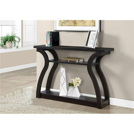 47 in. Cappuccino Hall Console Accent Table