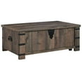 thumbnail image 1 of 47 in. Classic Coffee Table - Lift Top Concealed Storage, Rustic Brown Wood, 1 of 1