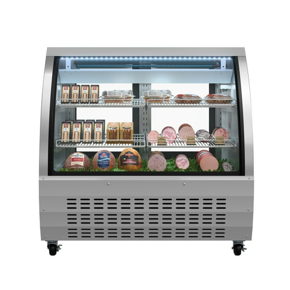 47 in. Deli Display Refrigerator - 18 Cu Ft. RD18C-SS.