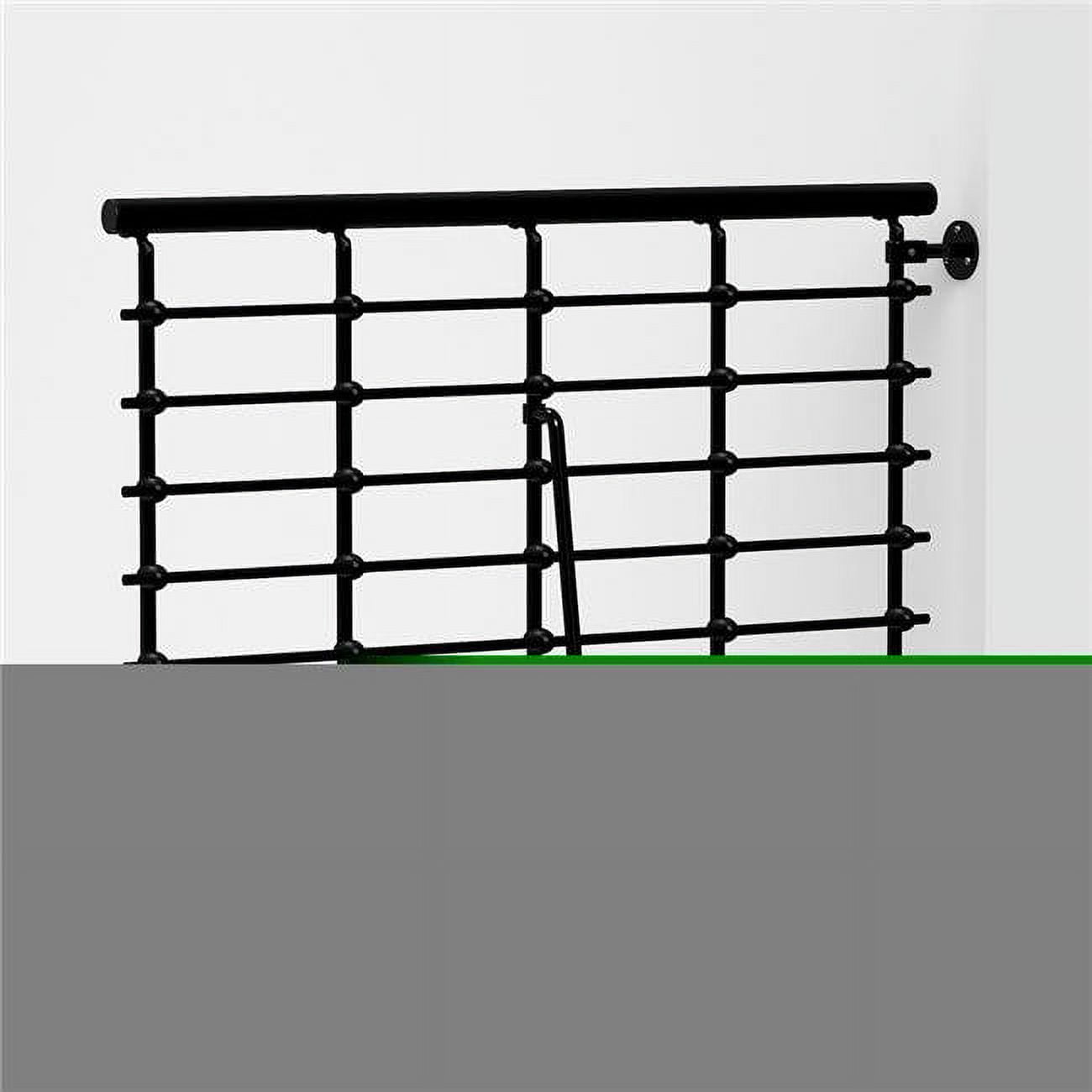 47 in. Oak Xtra Balcony Rail Kit, Black - Walmart.com