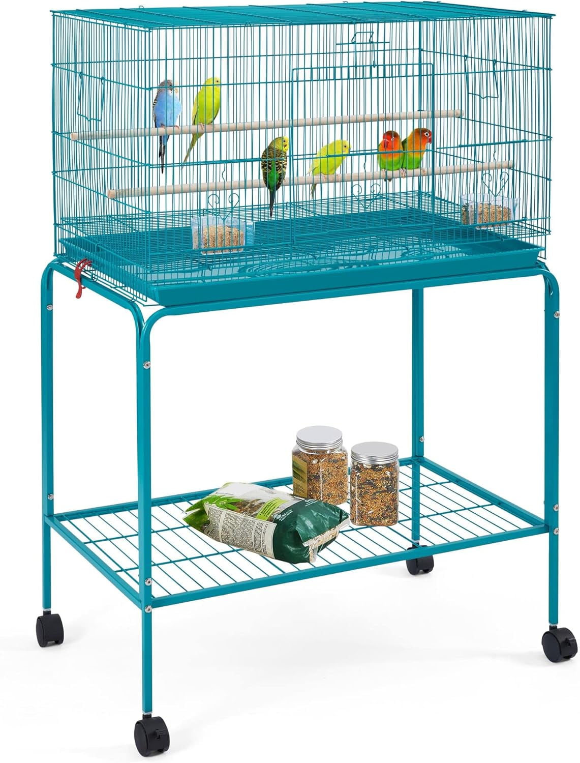 47-inch Flight Bird Cages for Parakeets Cockatiels Conures Budgies ...