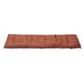 thumbnail image 1 of 47 inch Patio Chaise Lounger Cushion with 6 Ties, Brown, (Chair Not Included), 1 of 6
