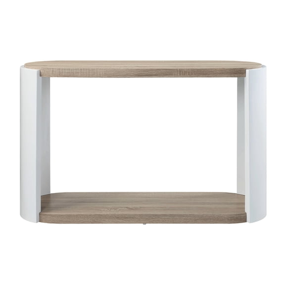47 - inch Sofa Table with Oval and Round Styling for a Modern Touch in Home Decor