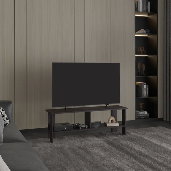 47 - inch Wide TV Stand with Storage Shelves | Accommodates 50 - 59 - inch TVs, Ideal for Man Cave