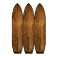 thumbnail image 1 of 47 x 1 x 71 in. Coastal Brown Wood Surfboard Screen, 1 of 1