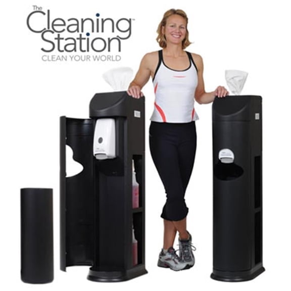 47'' x 17'' x 12'' The Cleaning Station - Black