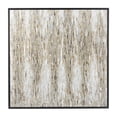 thumbnail image 1 of 47" x 47" Abstract Framed Wall Art with Black Frame, by DecMode, 1 of 12