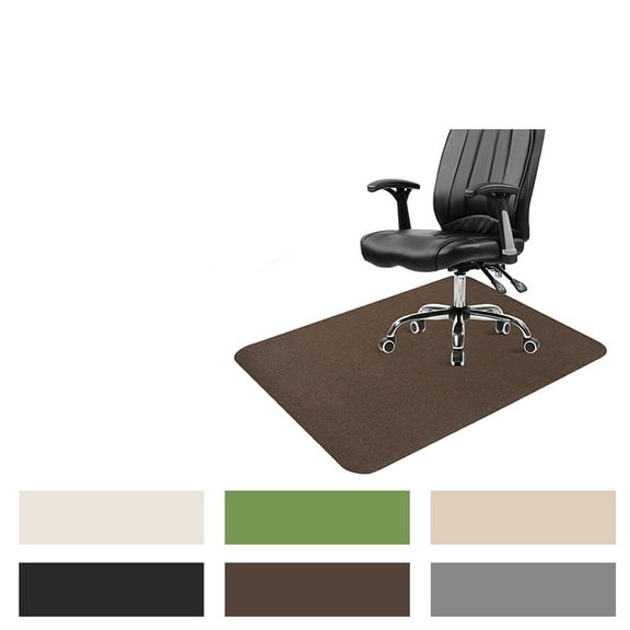 47"x35" Desk Chair Mat for Home Office Hardwood Floor, Computer Gaming Rolling Chair Mat, Floor Protector, Green