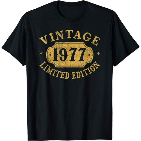 47 years old 47th Birthday Anniversary Best Limited 1977 T-Shirt