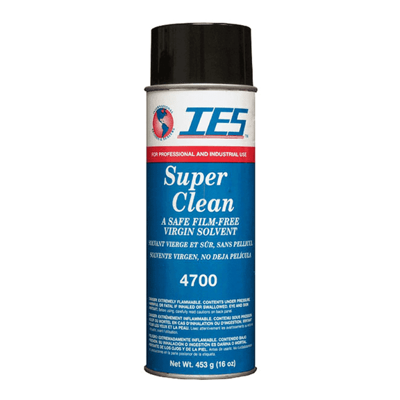 IES Super Cleaning Solvent 24oz, Aerosol, 4 Pack