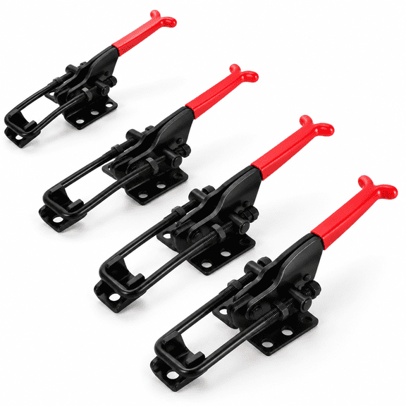4700lbs Capacity Adjustable U Bolt Self-lock Quick Release Toggle Clamps, 4 Pack