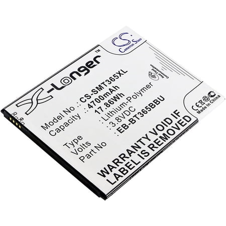 4700mAh EB-BT365BBU EB-BT365BBE EB-BT365BBUBUS EB-BT365BBC GH43-04317A Battery for Samsung SM-T360 Galaxy Tab Active 4G Galaxy T