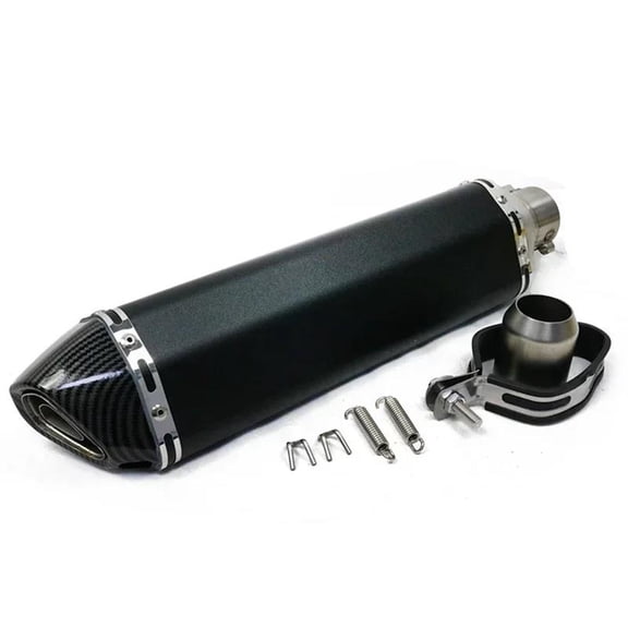 470mm Long Motorcycle 51MM Exhaust Pipe With Muffler For Dukati 696 848 Tmax 500 530 Crf 230 For Vespa Nc750x