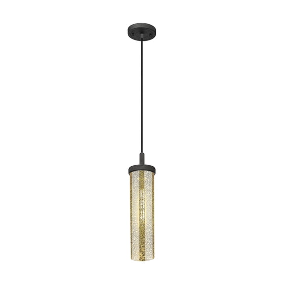 471-1P-WZ-G471-12ME Innovations Lighting Lincoln - 1 Light Cord Hung Pendant-15.5 Inch Tall and 4.5 Inch Wide-Weathered Zinc Finish-Mercury Glass