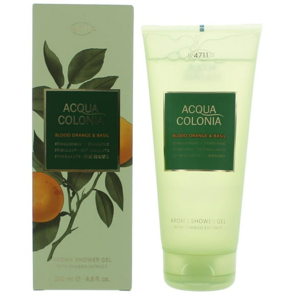 4711 Acqua Colonia Blood Orange & Basil Perfume By Maurer & Wirtz Shower Gel 6.8 oz