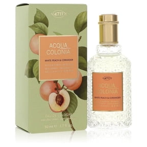 4711 Acqua Colonia White Peach & Coriander by 4711 Eau De Cologne Spray (Unisex) 1.7 oz for Women Pack of 3