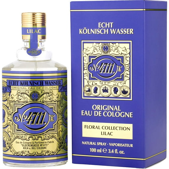 4711 Lilac by 4711 Eau De Cologne Spray (Unisex) 3.4 oz for Men
