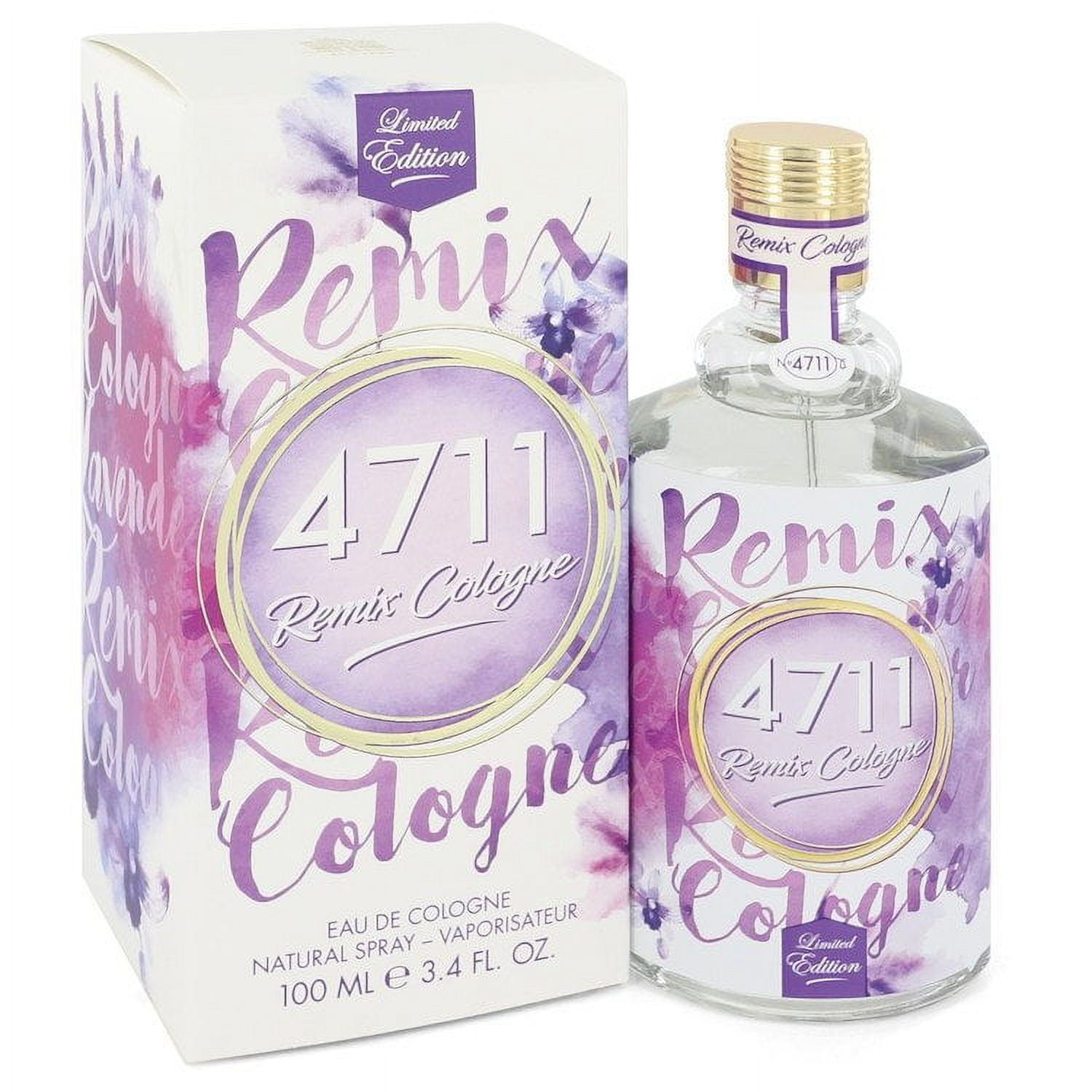 4711 Remix Lavender by 4711 Eau De Cologne Spray (Unisex) 3.4 oz for ...