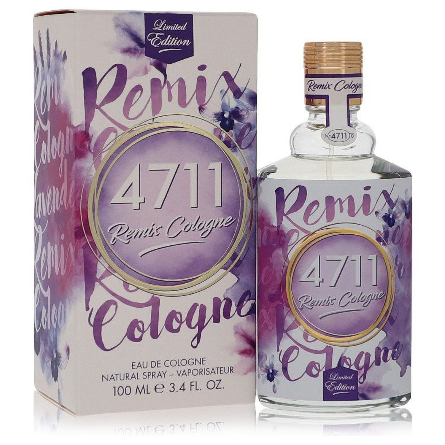 4711 Remix Lavender by 4711 Men Eau De Cologne Spray (Unisex