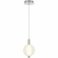 thumbnail image 1 of Eurofase 47189-027 Palmas 10 in. Polished Nickel White Glass Pendant Ceiling Light, 1 of 3