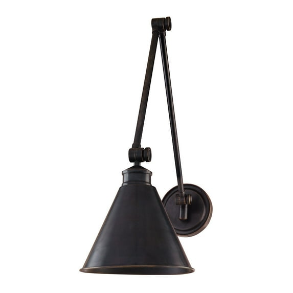4721-OB-Hudson Valley Lighting-Exeter Collection - One Light Swing Arm Wall Lamp-Old Bronze Finish