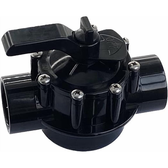 4724 2-Port 1-1/2 to 2-Inch Positive Seal Diverter Valve Suitable for Most Pool Pumps 1-1/2" & 2" PVC Pipe, Designed for High Flow Rates & Easy Automation(4724 2-Port)