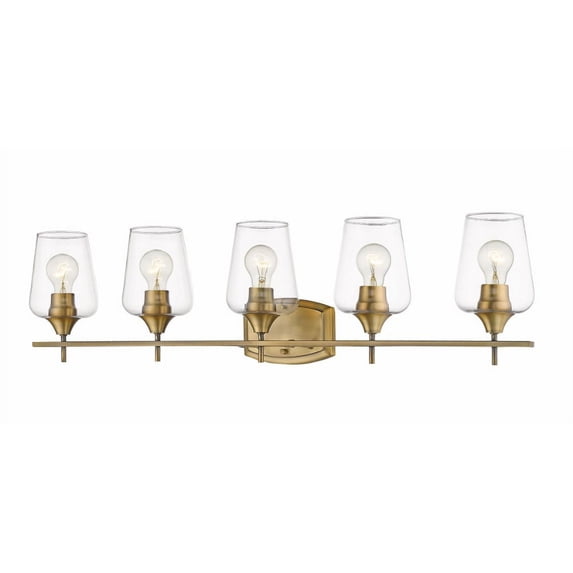 5 Light Bath Vanity In Modern Style-9.5 Inches Tall And 38 Inches Wide Z-Lite 473-5V-Obr