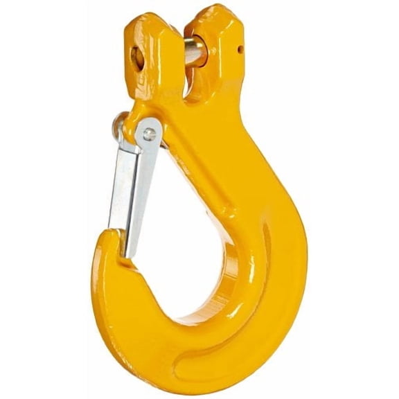 47400308 5/8" G80 Clevis Sling Hook with Latch, 18,100 lbs WLL, Painted$$Tools & Hardware Other