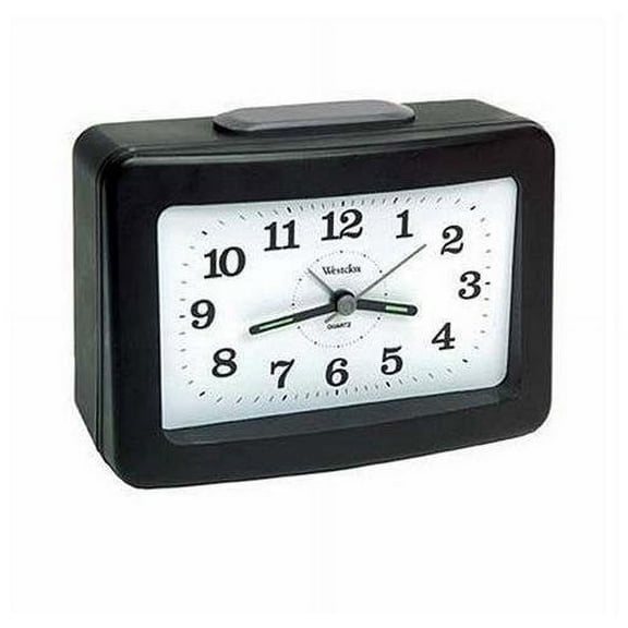 47550- Westclox Loud Bell QA Alarm Clock with Silent Movement
