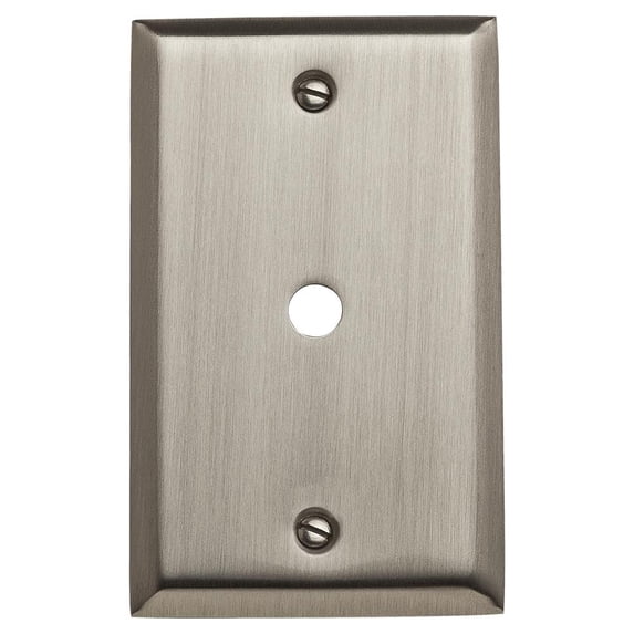 4764.150.CD Cable Cover Switchplate Satin Nickel