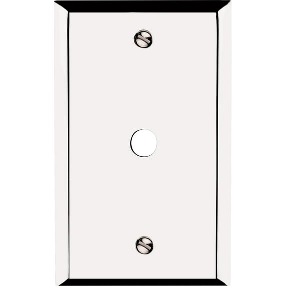 4764.260.CD Cable Cover Switchplate Polished Chrome