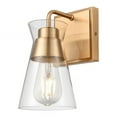 thumbnail image 1 of 47670/1-Elk Home-Brookville - 1 Light Wall Sconce In Modern Style-9 Inches Tall and 5 Inches Wide-Burnished Brass Finish, 1 of 2