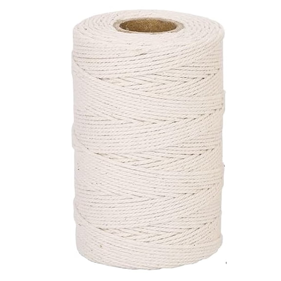 476ft Butchers Cooking Twine, 100% Cotton Kitchen Twine String, 2mm Cotton for Roasting, Trussing Poultry, Baking & Crafting
