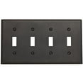 thumbnail image 1 of 4772.112.CD Quad Toggle Switchplate Venetian Bronze, 1 of 3