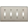 thumbnail image 1 of 4772.150.CD Quad Toggle Switchplate Satin Nickel, 1 of 3